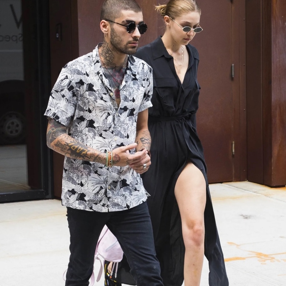 L'AGENCE Black Maxi Shirt Dress